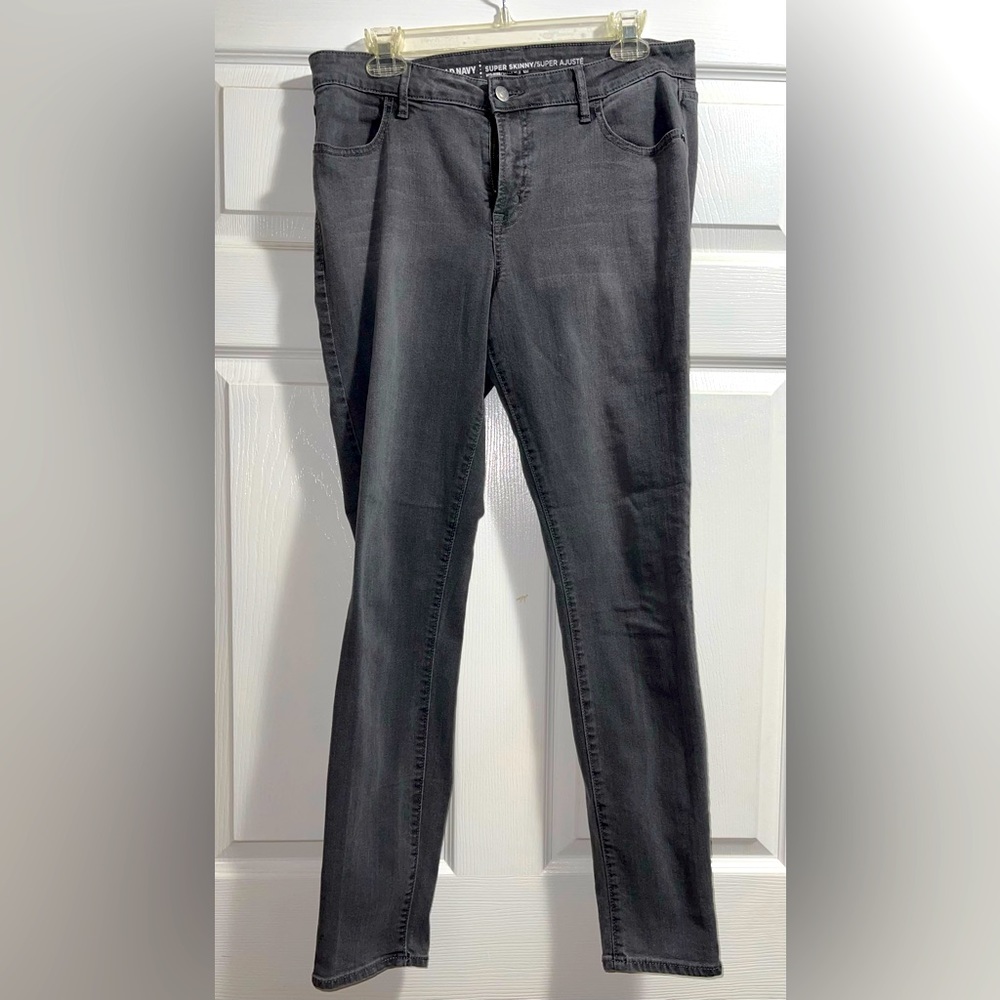 Charcoal skinny jeans